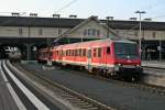 50 80 80-34 113-6  als Steuerwagen im abendlichen SE nach Weinheim am 05.07.13 bei der Ausfahrt aus Darmstadt Hbf.