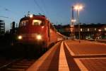 115 459-0 mit dem Az 13409 von Hertogenbosch nach Livorno am Abend des 23.08.13 beim Lokpersonalwechsel in Darmstadt Hbf.