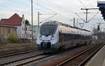 Am 16.12.15 wartet 9442 116 der abellio in Delitzsch auf neue Aufgaben.