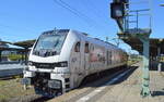 BoxTango Ostrach GmbH mit der angemieteten  159 207  [NVR-Nummer: 90 80 2159 207-0 D-RCM] am 23.06.22 beim Kurzhalt im Bahnhof Dessau.