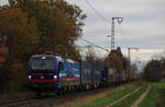 Am 21.11.2020 zog SBB Cargo 193 533`Rhône´ einen P&O Ferrymasters Containerzug durch Viersen-Dülken richtung Venlo.