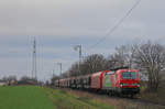 Am 23.01.2021 zog DB 193 312`Das ist Grün´ einen gemischten Güterzug nach Mannheim Rbf durch Dülken. 