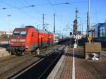 BR 101 066-9 bei der Einfahrt in den Dortmunder Hauptbahnhof am 25.1.2009