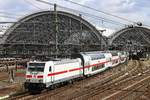 146 561-6 mit IC2 in Dresden Hbf, am 06.04.2017.