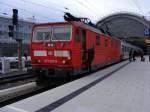 371 201-5 mit einem EC am 2.12.2007 in Dresden Hbf