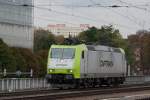 Am Vormittag zog 185 543 einen Autotransport von Bad Schandau nach Dresden.