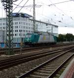 185-CL006 fährt am 10.07.2014 durch den Dresdener Hauptbahnhof.