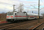 Nachdem 146 559-0 DB als IC 2445 (Linie 55) von Köln Hbf seinen Endbahnhof Dresden Hbf erreicht hat, fährt die Garnitur nun in den Abstellbahnhof Dresden-Reick auf der Bahnstrecke