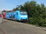 Schöne Werbelok der S-Bahn Dresden.