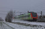 Am 08.02.2021 fuhren 422 056 und 422 069 als S6 nach Köln-Worringen inm Langenfeld-Berghausen ein.