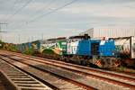 275 107-1 & GYSEV 471 502 in Duisburg Rheinhausen, August 2020.