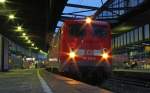 110 231-8 mit dem IC330 nach Luxembourg in Duisburg Hbf 6.2.10