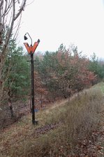 16.11.2016 Eberswalde Hbf. Altes, einsames Ra 11a an der Einmündung der ehem. Strecke von Finowfurt.