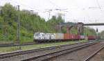 193 922-2 mit Containerzug in Fahrtrichtung Norden.