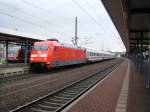 IC nach Halle/Saale Hbf um 19.58 Uhr pnktlich in Eisenach angekommen.02.06.2009