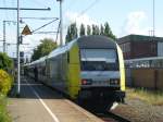 Eine ER 20 mit NOB wartet in Elmshorn auf die Ausfahrt nach Hamburg-Altona