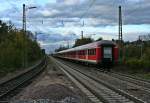 Der Freiburger 50 80 84-34 139-7 am Zugschluss des Leerzuges von Freiburg (Breisgau) nach Offenburg.