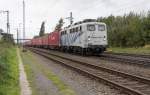 Emmerich Lokomotion 139 177-0 mit containerwagen als Neuss Shuttle 20-10-2013