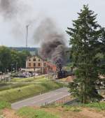 Majestät des Dampfes - Ausfahrt Enkenbach - Am 01.06.2014 zeigte 41 360 was in ihr steckt.