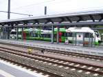 Der Bahnsteig 3a und 6 in Erfurt Hbf am 09.07.2007.