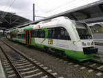 VT 201  Thüringen  der Erfurter Bahn vom Typ Bombardier ITINO in Erfurt Hbf am 29.03.2012