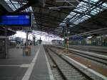 Gleis 8 rechts davon 9 und 10 im Erfurter Hbf.Janaur 09