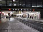 Straenbahnunterfhrung mit Haltestellen unter dem Erfurter Hauptbahnhof; 13.12.2009