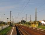 Bahnsteig 2 und  1 in Erfurt Ost; 14.08.2012