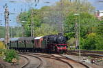 Bis zum Ende des Tages durfte die 41 096 noch vor dem Pendelzug schnaufen.