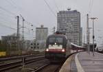 182 514 steht mit dem RB40 Pendel in Essen Hbf und wartet auf Abfahrt.