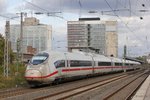 ICE Velaro D 407 010 in Essen Hbf, am 09.10.2016.