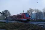 620 522 kommt hier in Euskirchen Zuckerfabrik eingefahren.