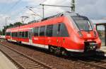 Hier 442 006-3 als RB43 (RB28893) von Falkenberg(Elster) nach Cottbus, dieser Triebzug stand am 12.7.2014 in Falkenberg(Elster).