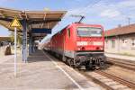 143 858-9 mit der RB51 (RB 17869) von Lutherstadt Wittenberg nach Falkenberg(Elster) in Falkenberg(Elster).