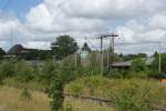 Ohne Worte zu seinem Zustand: Der Bahnhof von Flensburg am 9.08.2008.