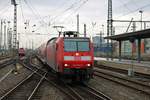 DB Regio 146 007-0 erreicht Frankfurt am Main Hbf am 13.01.18 vom Bahnsteig aus fotografiert