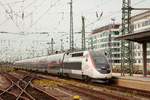 TGV 4706 bei der Einfahrt in Frankfurt Hbf, August 2020.