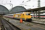 DB Fernverkehr 101 030-5 am 06.02.21 in Frankfurt am Main Hbf mit dem IC1291