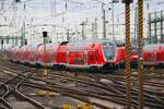 DB Regio Bombardier Twindexx 446 018 am 06.01.24 in Frankfurt am Main Hauptbahnhof vom Bahnsteig aus fotografiert