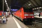 146 244-9 mit Modus-Wagen am 01.03.2013 in Frankfurt (Main) Hbf.