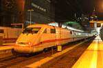 401 068-2  Crailsheim  am Abend des 10.05.2013 nach der Ankunft aus Berlin in Frankfurt (Main) Hbf.