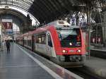 VIAS/Odenwaldbahn Bombardier Itino (BR 615) VT 125 am 22.01.16 in Frankfurt am Main Hbf