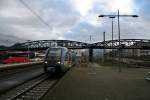 X73904 als IRE von Mulhouse-Ville nach Freiburg (Breisgau) Hbf am Mittag des 14.12.13 bei der Einfahrt in den Zielbahnhof.