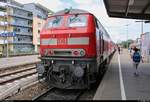 218 409-1 der DB ZugBus Regionalverkehr Alb-Bodensee GmbH (RAB) (DB Regio Baden-Württemberg) als RE 4226 bzw.