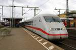 808 045-9 (Tz 229  Delitzsch ) und 402 024-4 (Tz 224  Saalfeld (Saale) ) als ICE 538  Zugspitze  (Linie 25) von München Hbf nach Bremen Hbf bzw.