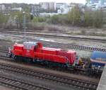 DB Cargo 261 093-9 Voith Gravita 10BB (9280 1261 093-9 D-DB) beim rangieren in Gera am 14.4.2020