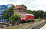 DB 245 025 am 04.08.2021 in Gera Hbf.