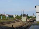 Grlitz, Blick aus der Bahnhofshalle Richtung Osten; 15.06.2011  