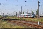 9442 607 (Bombardier Talent 2) von Abellio Rail Mitteldeutschland als RB 74811 (RB20) von Weißenfels nach Halle(Saale)Hbf erreicht den Bahnhof Großkorbetha auf Gleis 5.