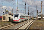 812 049-5 (Tz 9049) als Umleiter durchfährt den Bahnhof Großkorbetha auf Gleis 8.